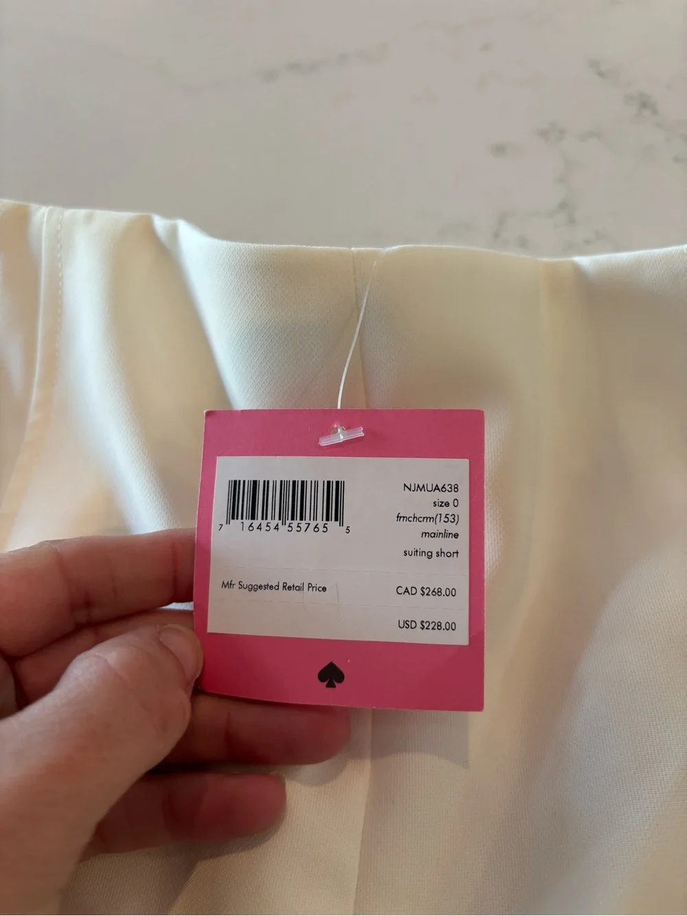kate spade tailored white